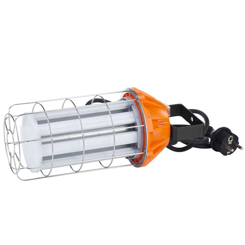 TEK Arbeitsleuchte Power Bulb mit Tragegriff. Ausleuchtungskraft 360 Grad  5500 Lumen dimmbar bei 50 Watt. Lebensdauer 25.000h Zuleitung H05RNF 3G10mm Länge 180cm